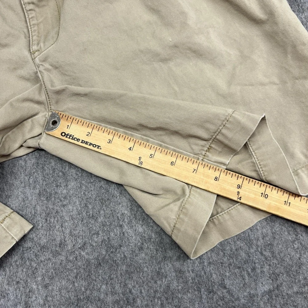 Polo‎ Ralph Lauren Shorts Mens 38 Beige Tyler Short Pleated Chino Cotton Preppy